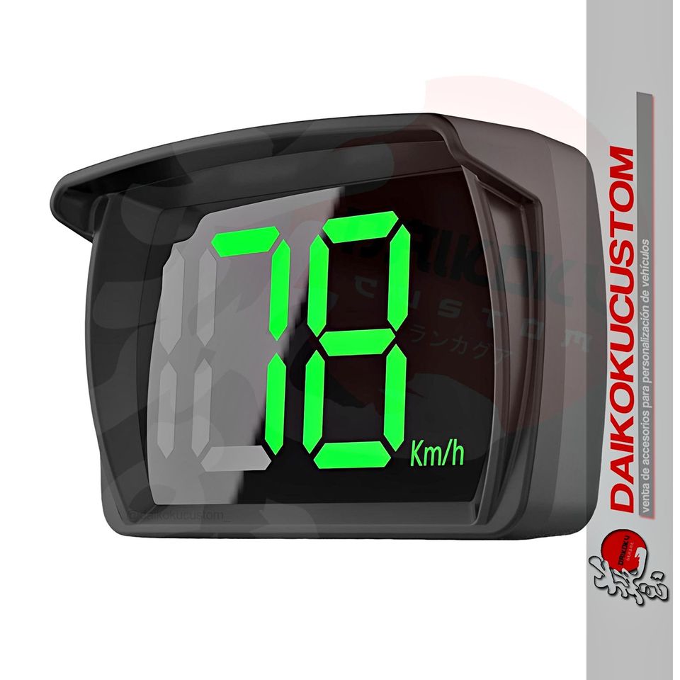 Velocimetro Gps Pantalla Usb Rectangular