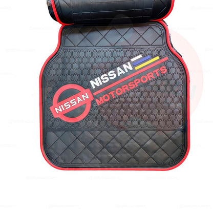 Cubre Piso Goma Nissan 5pcs Con Camello