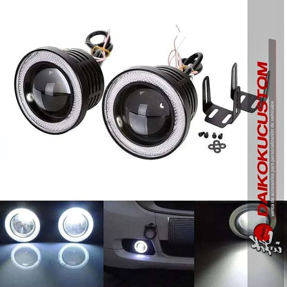 Neblineros Led R500 Ojo Angel Blanco X2