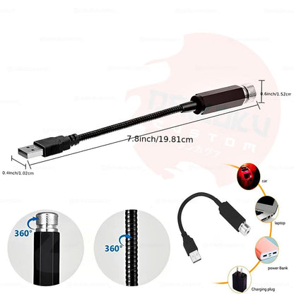 Proyector Laser Usb Led Techo Auto Regulable