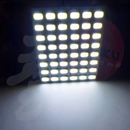 Placa Panel Led Techo 48 Cuadrados + Adaptadores