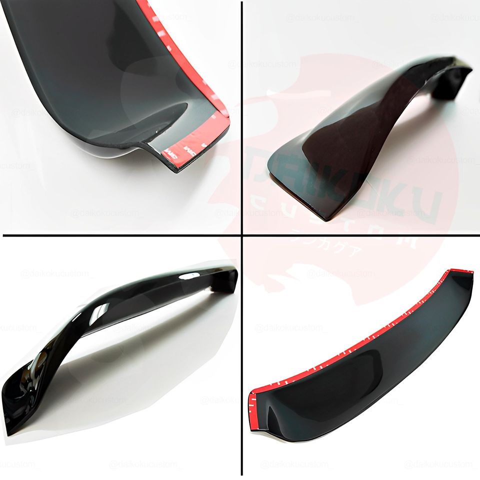 Rear Visor Honda Civic 96-00 Sedan Negro Brillante (LX-EX)