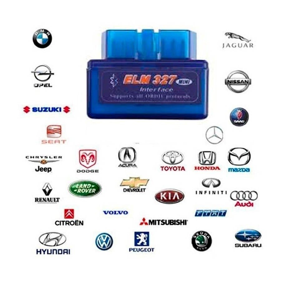 Scanner Mini ELM327 Bluetooth Obd2 (Azul)