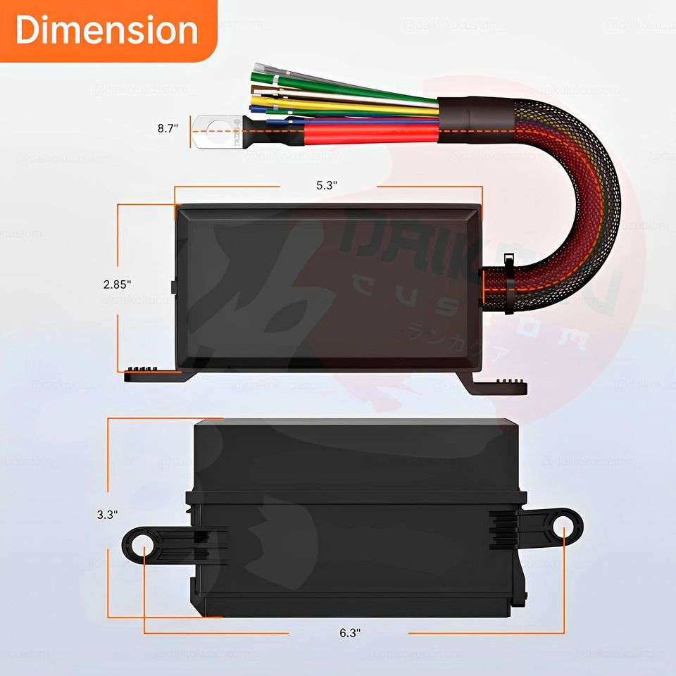 Caja Fusilera 6 Pines Completa Armada + Ramal 12 Awg