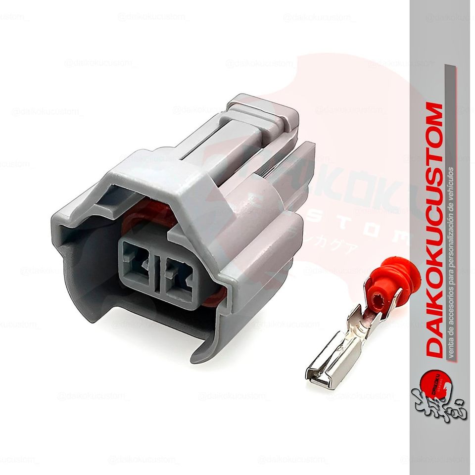 Conector Inyector Bencina 2 Pin Armable Bmw Audi Vw Toyota Nissan Subaru