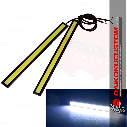 Neblineros Led 17cm Tira Adhesivos X2