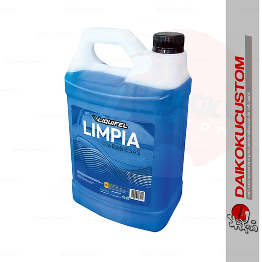 Limpia Parabrisas Desempañante Desengrasante 4lt Liquifel