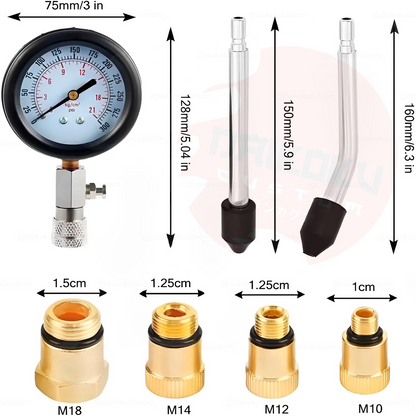 Medidor Compresión Cilindros Compresimetro Auto