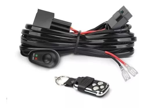 Kit Ramal + Cables Instalacion Barra Led (1 Conector) + Control Remoto