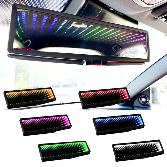 Espejo Retrovisor 3d Infinito Led