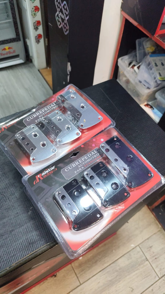 Cubre Pedales Eco M2 Cromados 2 Tonos