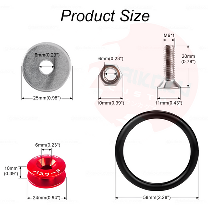 Sujetador Plano + Elasticos Parachoque