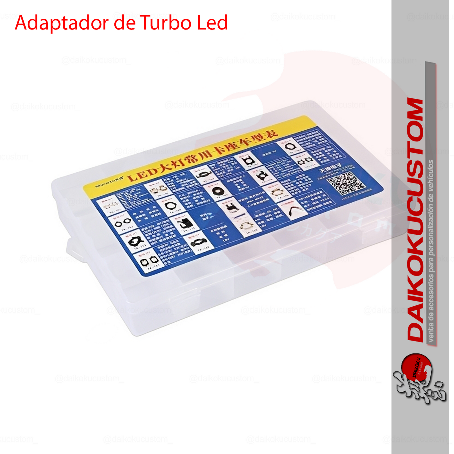 Caja Soportes Adaptador Turbo Led Diferentes Modelos H53-40