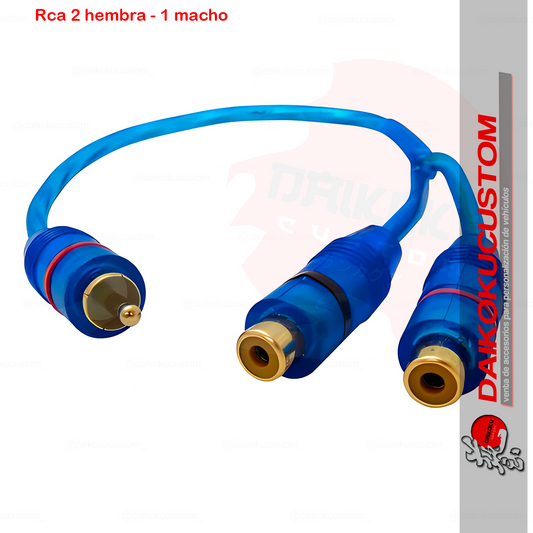 Cable Yee (2he+1ma) Largo Azul