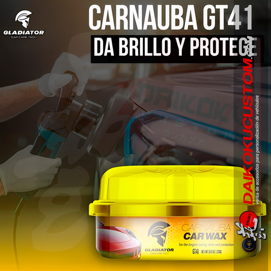 Cera Gladiator Carnauba Car Wax Crema 230g