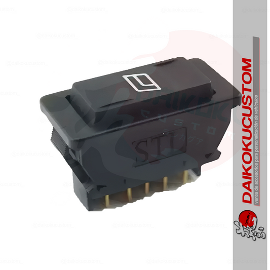 Boton Interruptor Alzavidrio 5 Pin (Repuesto) H63-2