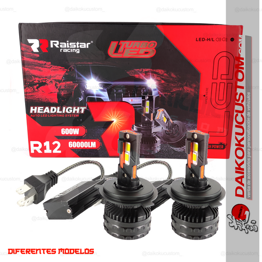 Turbo Led R12 Premium 600w 60.000lm Diferentes Modelos