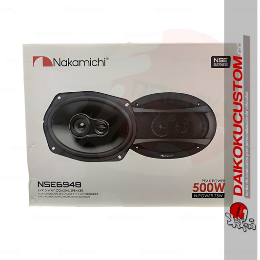 Parlantes 6x9 Nakamichi 500w NSE Series 6948