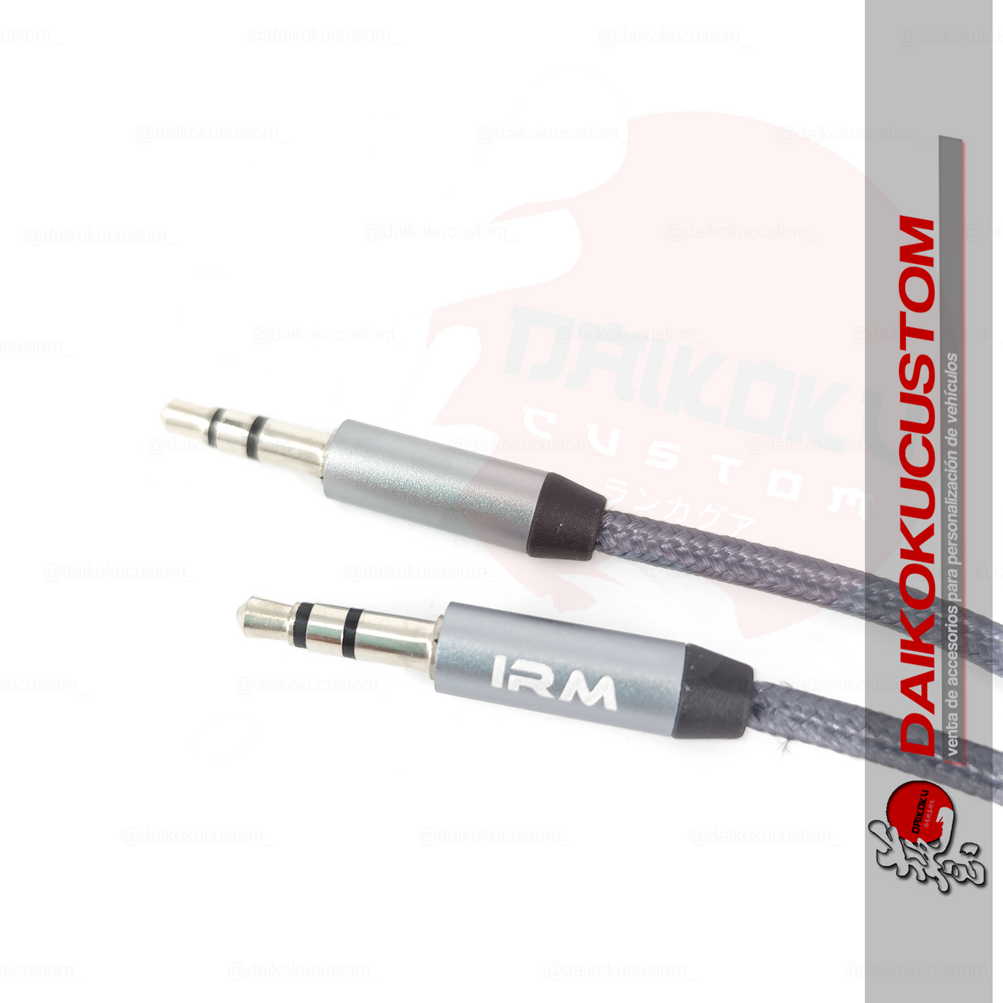 Cable Auxiliar 100cm Jack 3.5mm (Caja Verde) Ir37 61181