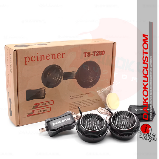 Tweeters Pcinener TS-T280 De 140w (Caja Cafe)