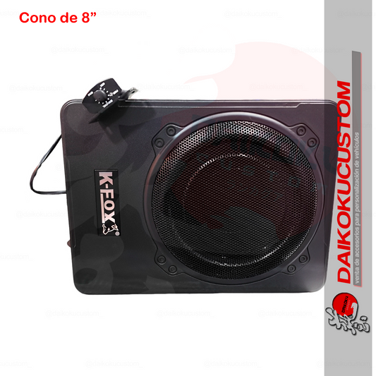 Subwoofer Amplificado Plano 600w K-Fox 8"