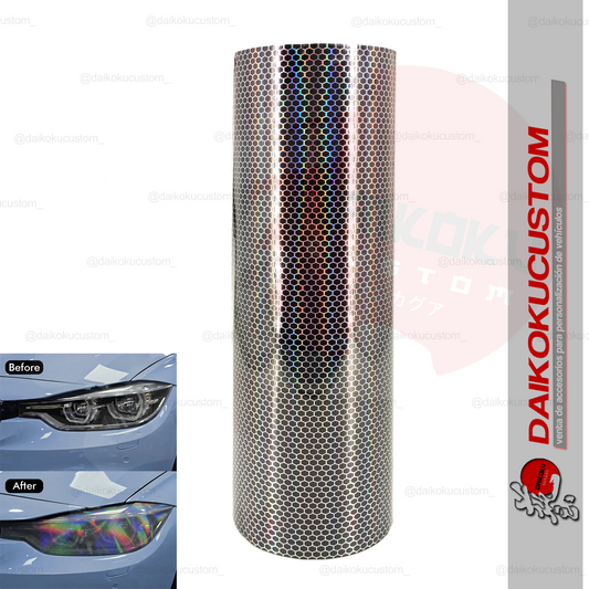 Vinilo Foco Panal 6d Tornasol 100cm X 30cm