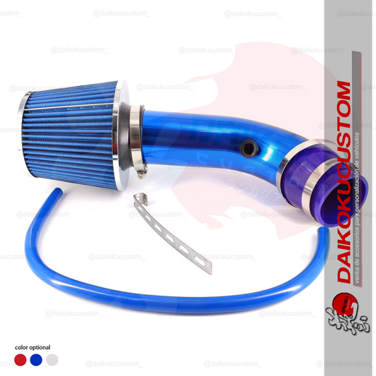 Kit Induccion Corta + Filtro Conico + Abrazaderas 3"