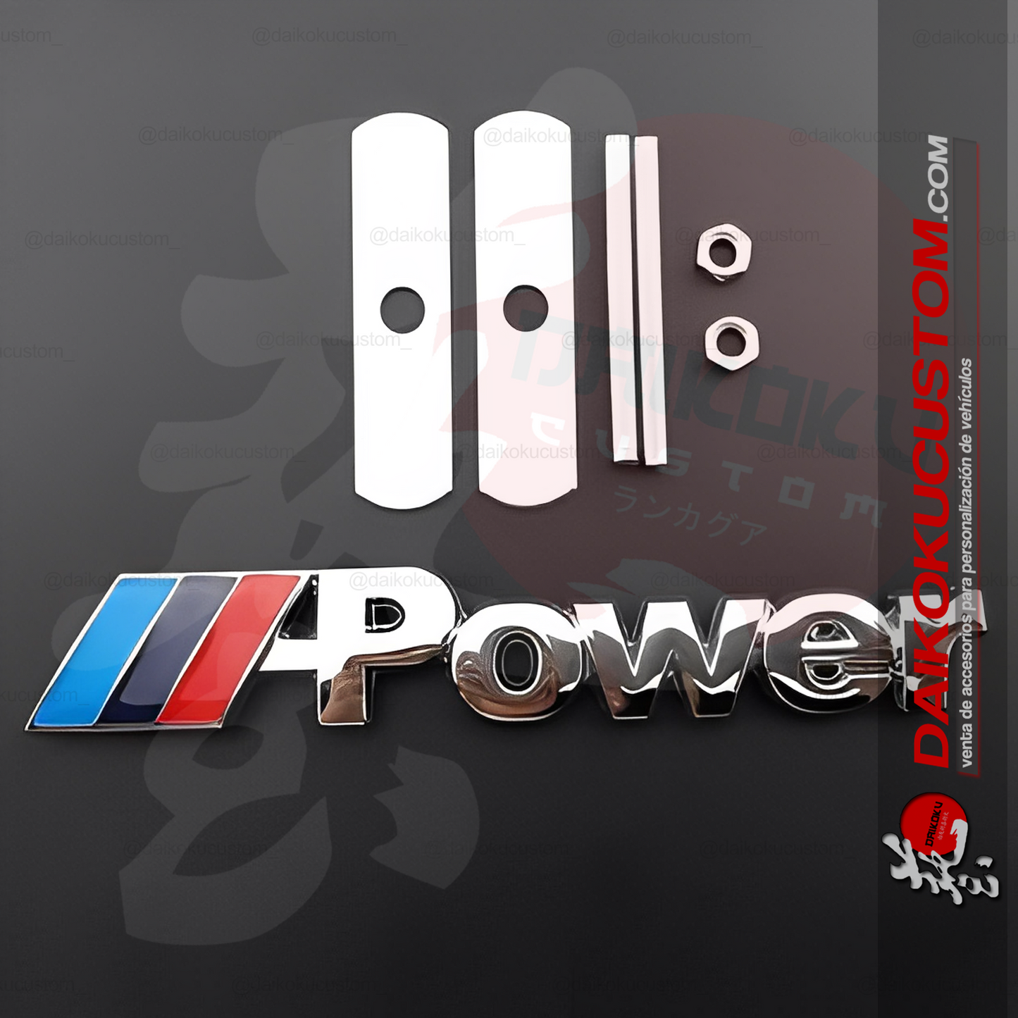 Emblema Apernado Frontal Power