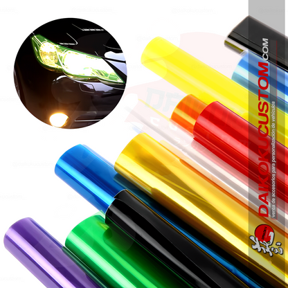 Vinilo Foco Normal 1mt x 30cm Colores