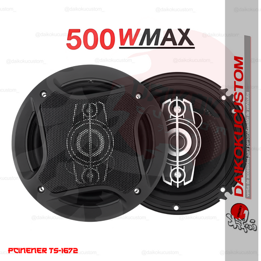 Parlantes 16cm 500w Pcinener TS-1672