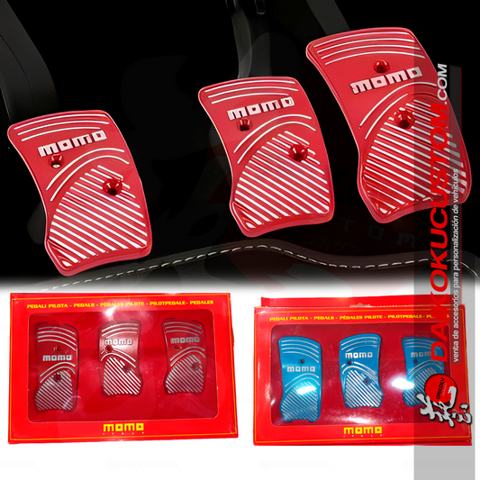 Cubre Pedales Momo Metalicos Diferentes Colores (H82-34)
