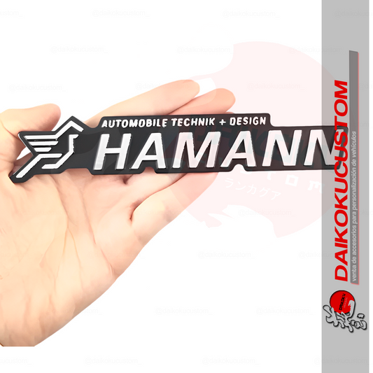 Emblema Adhesivo Trasero Hamann (zona remate)