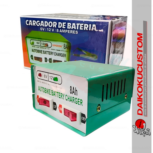 Cargador Bateria 8 AMP 6v 12v