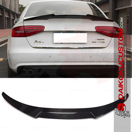 Aleron Lip Spoiler Plastico Abs Audi A4 Tipo Carbono