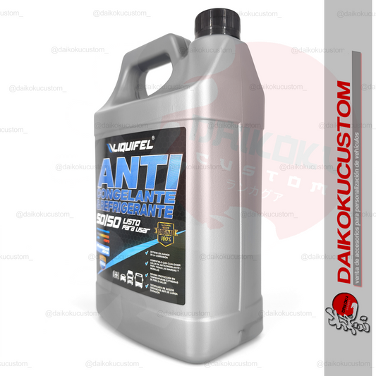 Anticongelante Y Refrigerante Verde 50% Auto Liquifel 4 Litros