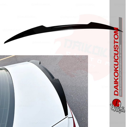 Aleron Lip Spoiler Plastico Abs Audi A4 Negro Brillante