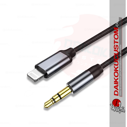 Cable Audio Auxiliar 120cm Lighting A 3.5 Mm iPhone Irm Ir38 61182
