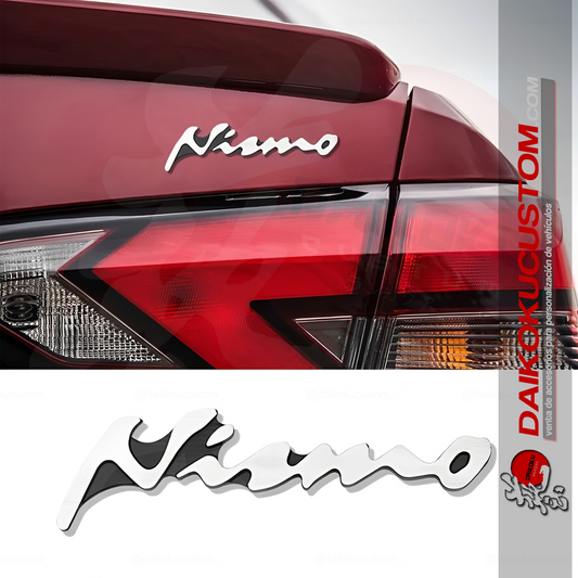 Emblema Adhesivo Nismo Gris Pro H34-51