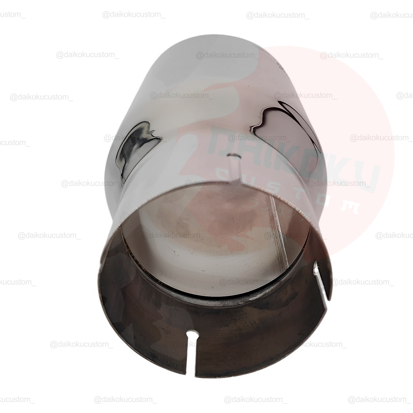 Cola Escape Remus Cromada Acero Inox 3" a 4" (Para Soldar)