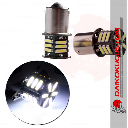 1 Ampolleta Led S25 Fija 1c 2c 21 Led Colores (zona remate)