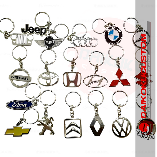 Llaveros Clasico Metalico Diferentes Marcas