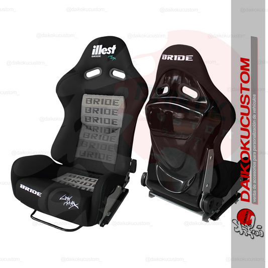 Butaca Bride Illest Reclinables Costura Verde X2