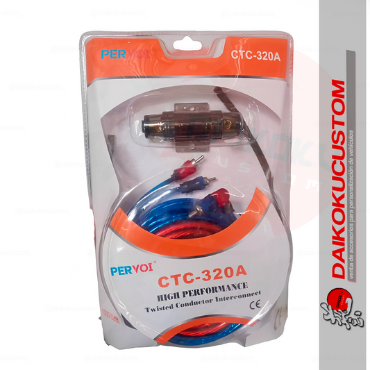 Kit Cables Amplificador 8gkt Pervoi Ctc-320