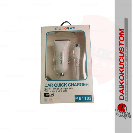 Cargador Celular Modorwy + Cable Micro USB 2.4a Mb11... (zona remate)