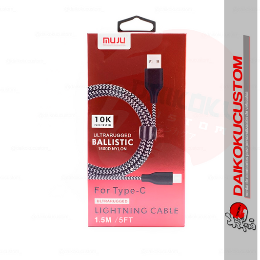 Cable Usb Tipo-C 3mt Muju IRM-07523 (zona remate)