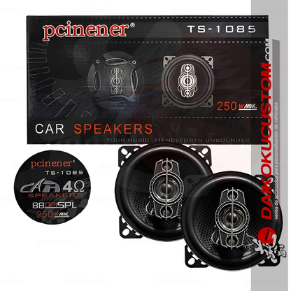Parlantes 10cm 300w Pcinener Ts-1085