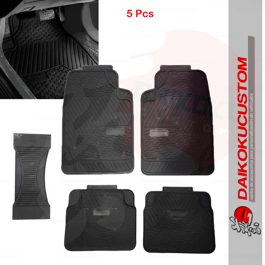 Cubre Piso Goma 5pcs Camello Universal R1