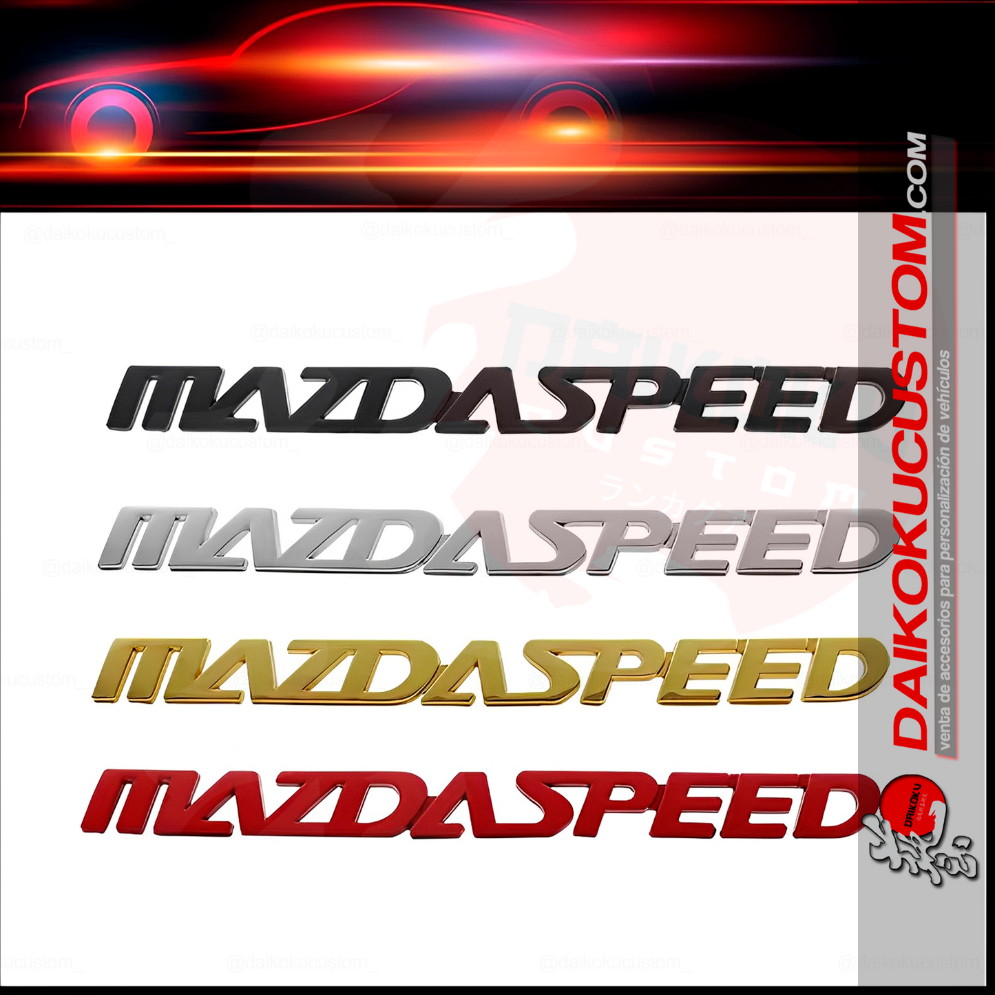 Emblema Adhesivo Mazdaspeed