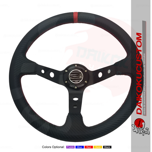 Volante Deportivo Drifting (1 Linea / Carbono) Colores