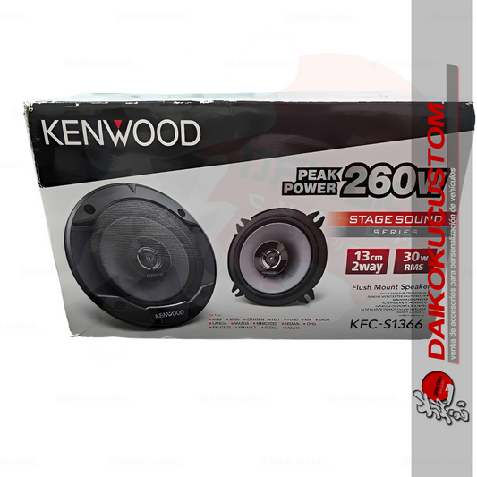 Parlantes 13cm 260w Kenwood Kfc-S1366